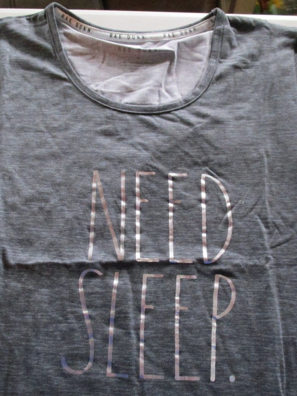 Rae Dunn NEED SLEEP sleep shirt NWT